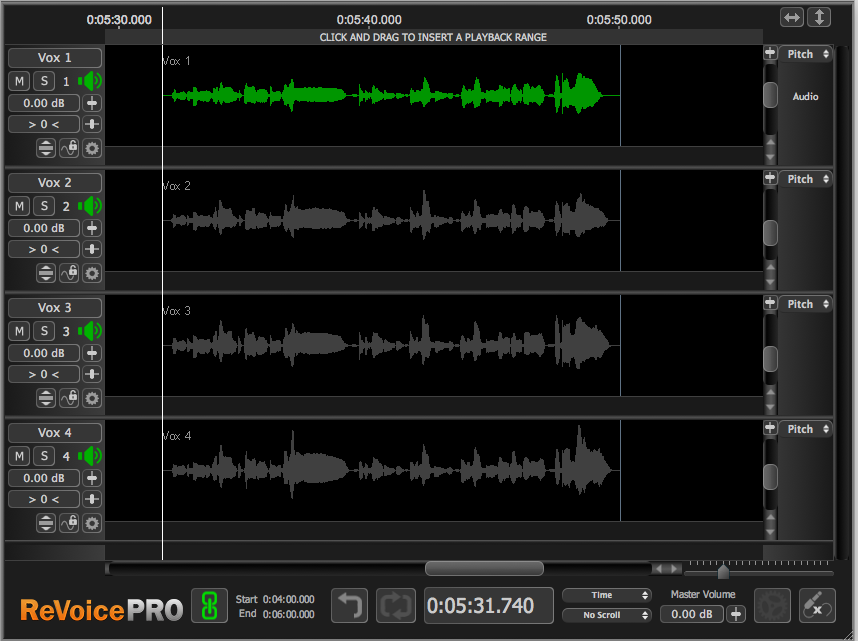 Multi Process Input Tracks